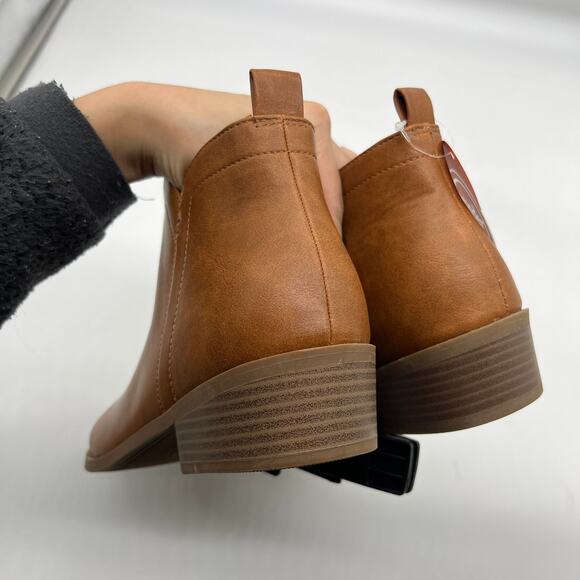 Wonder Nation Women Ankle Boots Casual Lightweight Brown Size 6 - Picture 6 of 10